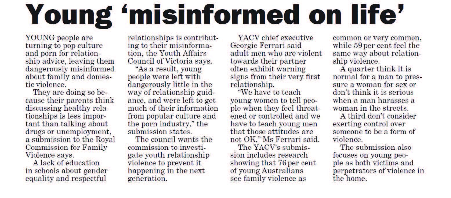 Media representations of violence against women and their children: Final  report - ANROWS - Australias National Research Organisation for Womens  Safety